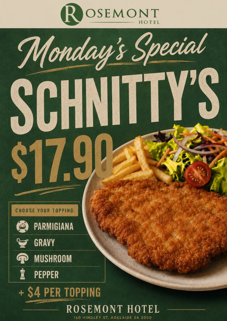 rosemont special monday